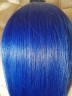 Натуральные синие волосы