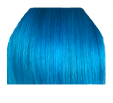 Натуральные голубые волосы