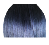 Натуральные темно синие волосы