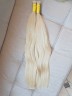 Волосы блонд в срезе для наращивания 60см #60