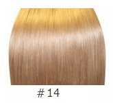 Светло-русые волосы в срезе  для наращивания 60см #14