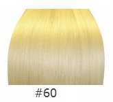 Волосы блонд в срезе для наращивания 50см #60 (50 грамм)