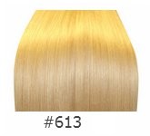 Волосы блонд в срезе для наращивания 50см #613