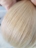 Волосы люкс блонд в срезе для наращивания 70см #60